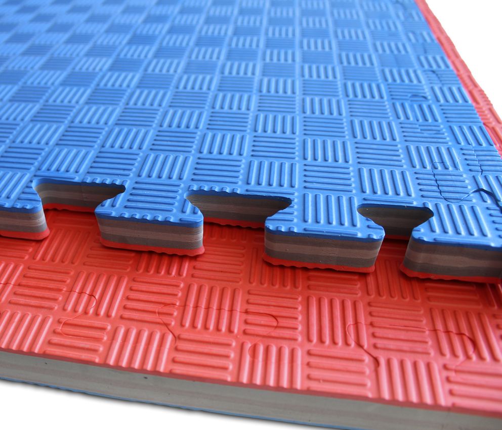 TATAMI 25MM 1X1M (2 CARAS) AZUL/ROJO