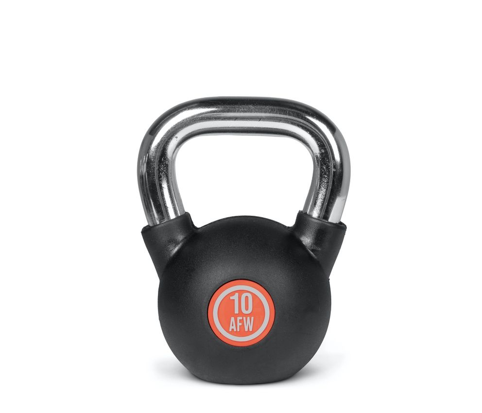 KETTLEBELL AFW GOMA BLACK 10KG