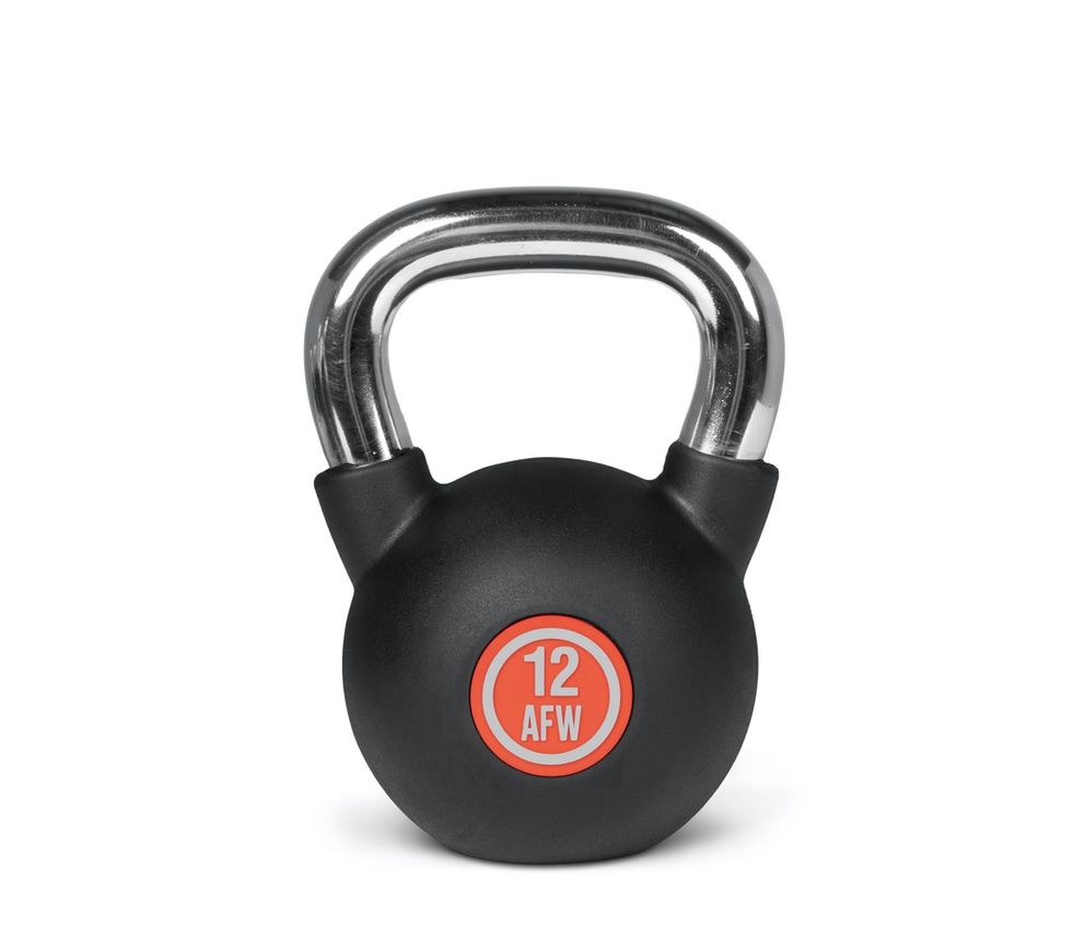 KETTLEBELL AFW GOMA BLACK 12KG